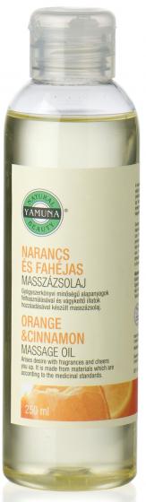 Yamuna Pomeranč – skořice 250 ml - masážní tělový olej (vyvolává touhy)
