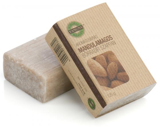 Yamuna - Mandlové abrazivní mýdlo 125g - mýdlo lisované za studena